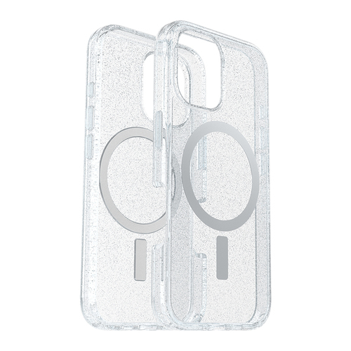 כיסוי אייפון OtterBox Symmetry MagSafe Iphone 16 שקוף נצנצים