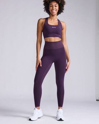 חזיית ספורט Ribbed Longline Low Impact Bra POR/HVT