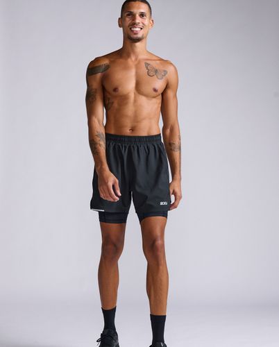 מכנס ריצה Aero Mesh 2-in-1 5 Inch Short BLK/SRF