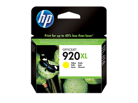 מחסנית דיו HP 920XL Yellow Officejet Ink Cartridge‏‏