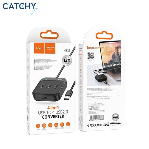 מפצל Hoco HB31 USB Hub 4-IN-1 