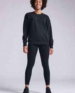 חולצה ארוכה Form French Terry Crew BLK/WHT