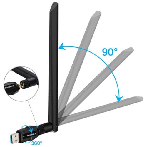 מתאם רשת אלחוטית Ezcool UWF-900 Dual Band USB Wifi Adaptor -WIFI 