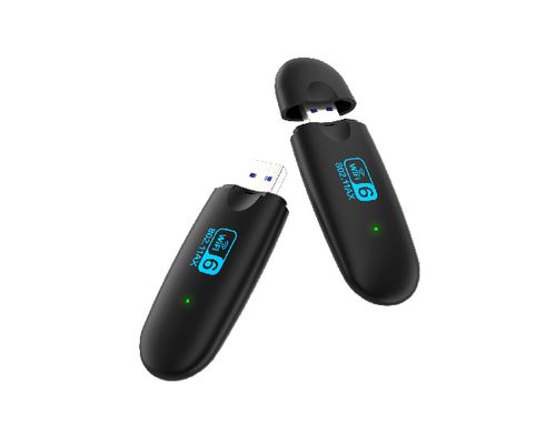 מתאם רשת אלחוטית Ezcool UWF-685 Dual Band USB Wifi Adaptor - WiFi 6  
