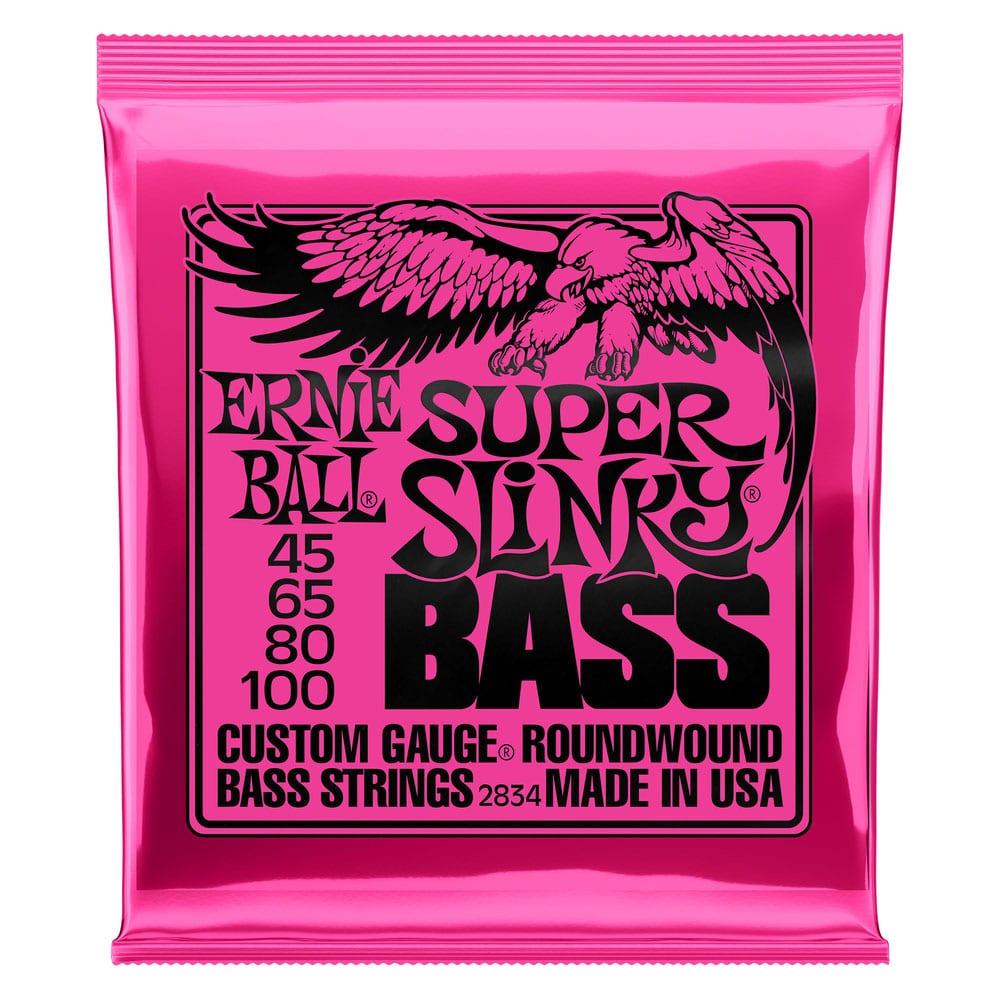 סט מיתרים לגיטרה בס Ernie Ball Super Slinky Nickel Wound 40-100