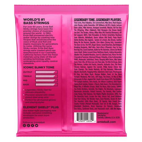 סט מיתרים לגיטרה בס Ernie Ball Super Slinky Nickel Wound 40-100