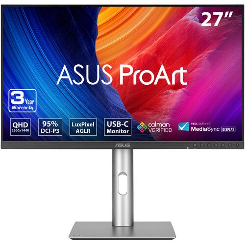 מסך מחשב Asus ProArt Display PA278CFRV WQHD אסוס