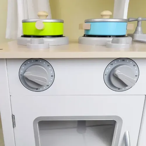 מטבח עץ לילדים עם 5 כלים