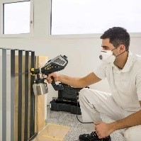 מרסס טורבינה ידני FC 3500 עם ראש התזה סטנדרטי צהוב