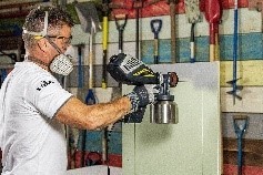 מרסס טורבינה ידני FC 3500 עם ראש התזה סטנדרטי צהוב