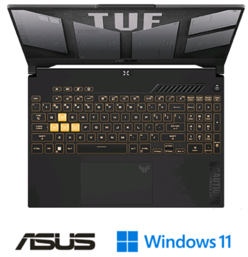 מחשב נייד אסוס גיימינג Asus TUF Gaming F15 FX507VU4-LP004W i7-13700H כונן 512GB SSD זכרון 16GB ומ.גרפי Nvidia RTX 4050 6GB מערכת הפעלה כלולה