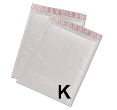 10 מעטפות מרופדות 35/47- גודל K