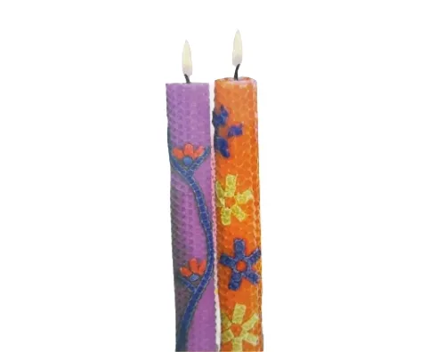 דפי שעווה צבעוניים - 6 יח'