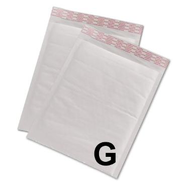 10 מעטפות מרופדות 24/33- גודל G
