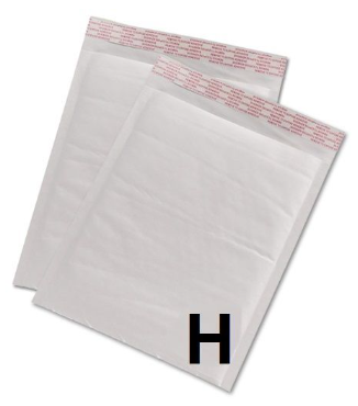 10 מעטפות מרופדות 27/34 - גודל H