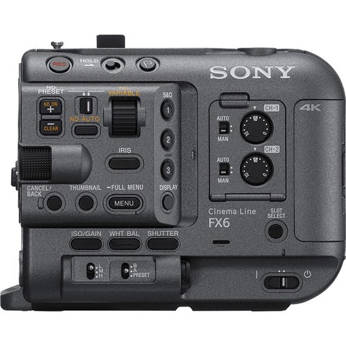 מצלמת וידאו מקצועי סוני Sony FX6 Full-Frame Cinema Camera