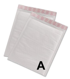 10 מעטפות מרופדות 10/16 - גודל A