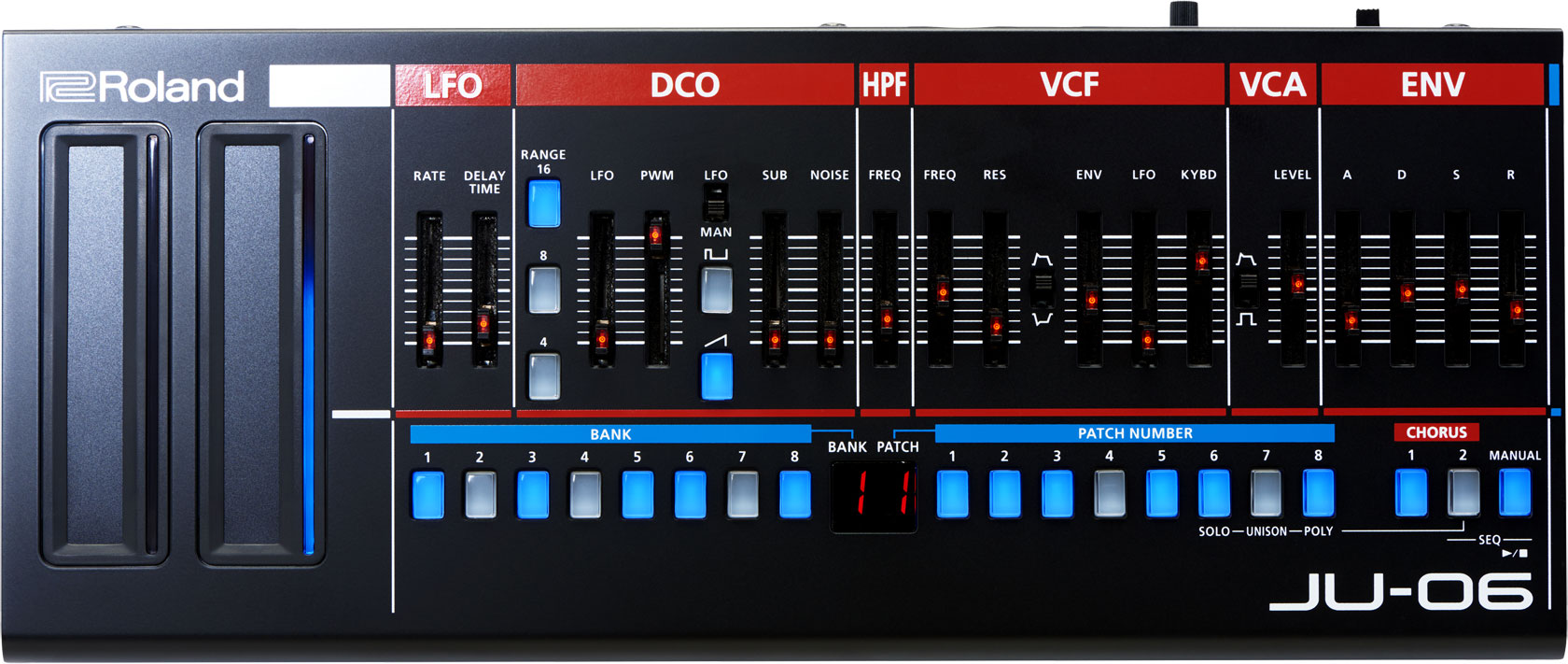 ***נמכר*** סינתסייזר Roland JU-06 - מהתצוגה