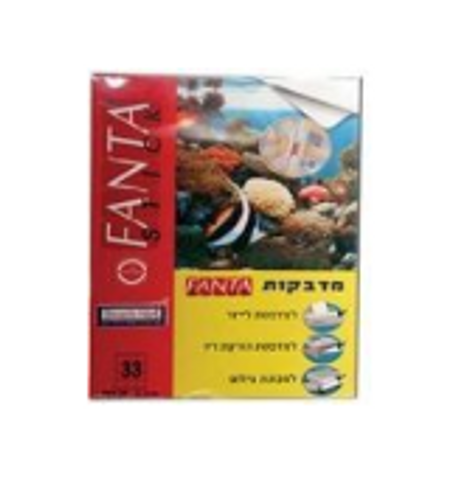  מדבקות אליפסה FANTA גודל 30/50 מ