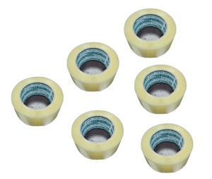סרט הדבקה שקוף 50 מ"מ | אורך 120 ס"מ מארז 6 יחידות