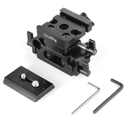 SmallRig DBC2272B Universal Baseplate with 15mm LWS Rod Support