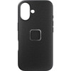 Peak Design Mobile Everyday Fabric קייס עבור iPhone 16 (אפור Charcoal)