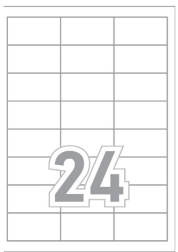  מדבקות משרדיות 32 דף בחבילה מסדרת TANEX -- מגוון מידות לבחירה