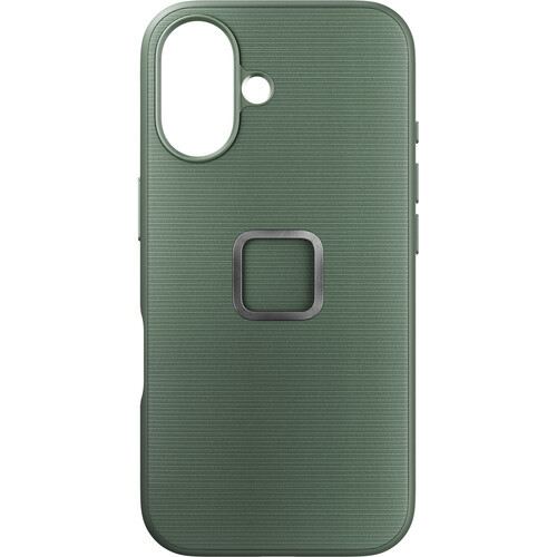 Peak Design Mobile Everyday Fabric קייס עבור iPhone 16 (ירוק Sage)