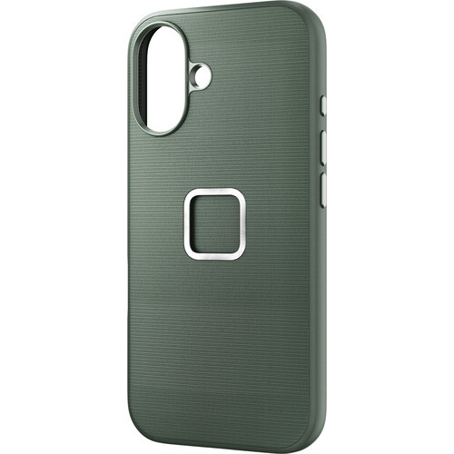 Peak Design Mobile Everyday Fabric קייס עבור iPhone 16 (ירוק Sage)