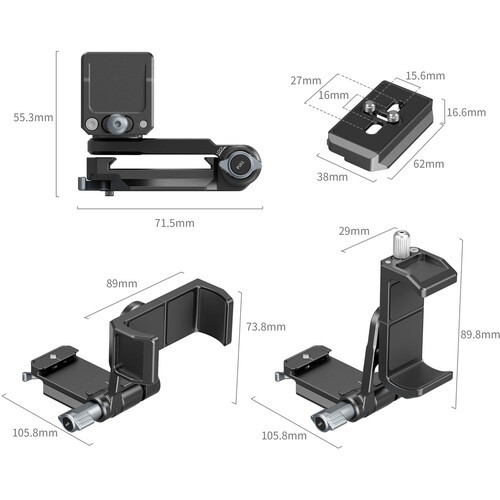 SmallRig 4695 Power Bank Mount Plate Kit for Mirrorless Cameras