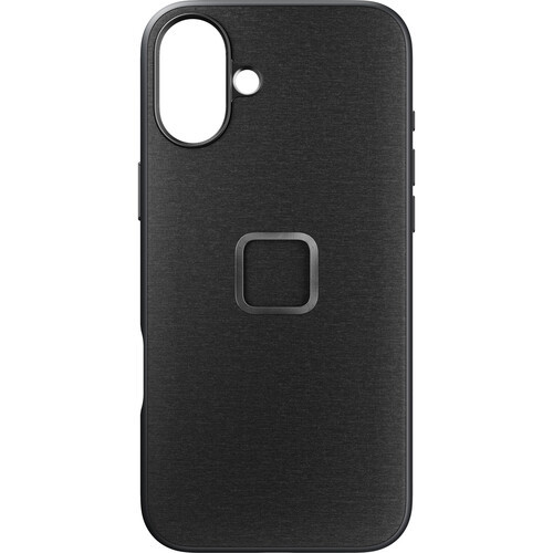 Peak Design Mobile Everyday Fabric קייס עבור iPhone 16 Plus (אפור Charcoal)