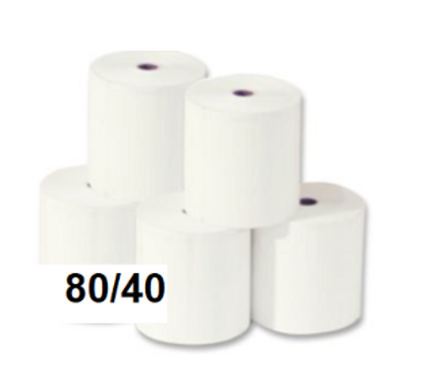  גלילי נייר טרמי 80/40 מ