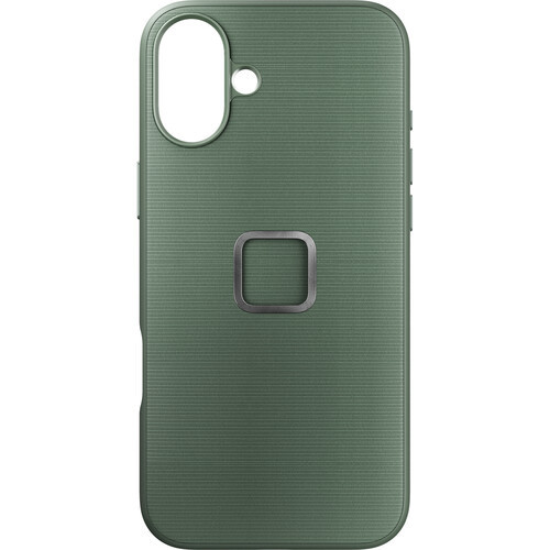 Peak Design Mobile Everyday Fabric קייס עבור iPhone 16 Plus (ירוק Sage)