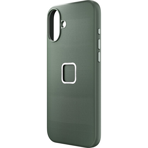 Peak Design Mobile Everyday Fabric קייס עבור iPhone 16 Plus (ירוק Sage)