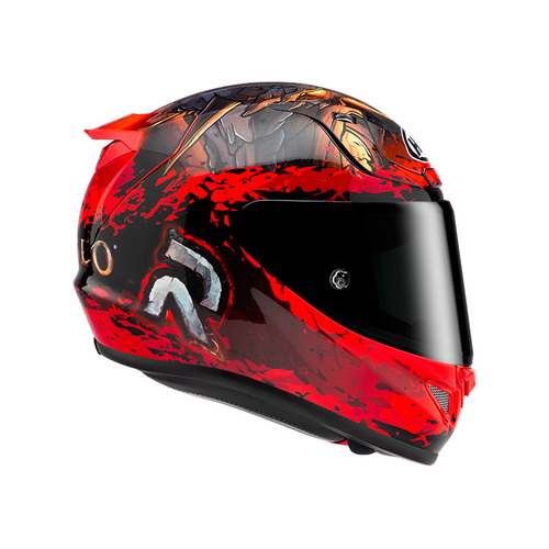 קסדת רפה 12 אדום / שחור - HJC RPHA 12 DIABLO BLIZZARD MC-1