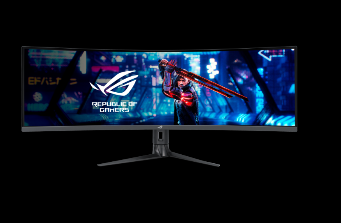 מסך מחשב גיימינג קעור Asus ROG Strix XG49WCR Super Ultra-Wide VA DQHD 165Hz 49 Inch