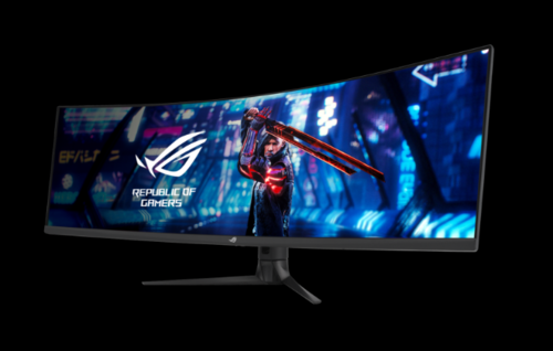 מסך מחשב גיימינג קעור Asus ROG Strix XG49WCR Super Ultra-Wide VA DQHD 165Hz 49 Inch