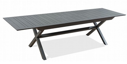 שולחן אלומיניום 216x100 נפתח ל-297 ס