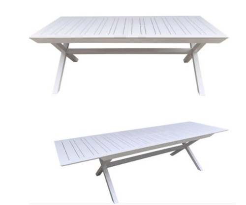 שולחן אלומיניום 216x100 נפתח ל-297 ס