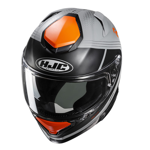 קסדת ספורט טורינג קרבון אפור / כתום - HJC RPHA71 FREPE MC-7SF