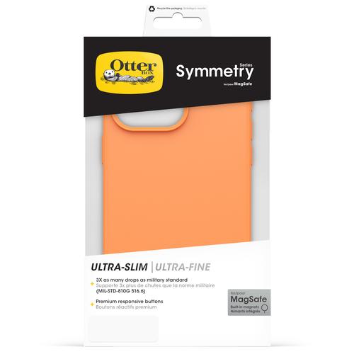 כיסוי אייפון OtterBox Symmetry MagSafe Iphone 15/14/13 כתום