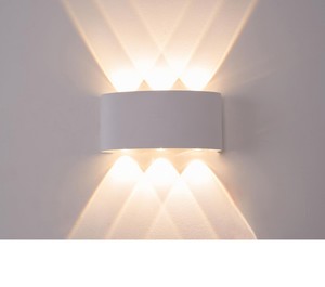 קיר לבן LED 6W (מוגן מים)