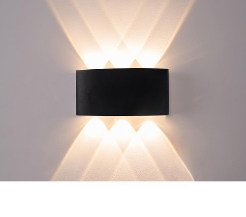 קיר שחור LED 6W (מוגן מים)