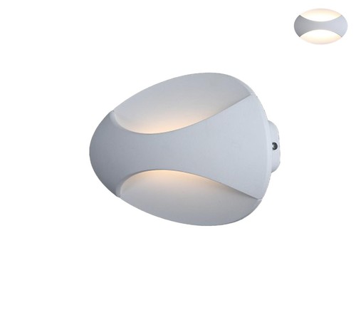 קיר לבן LED 6W
