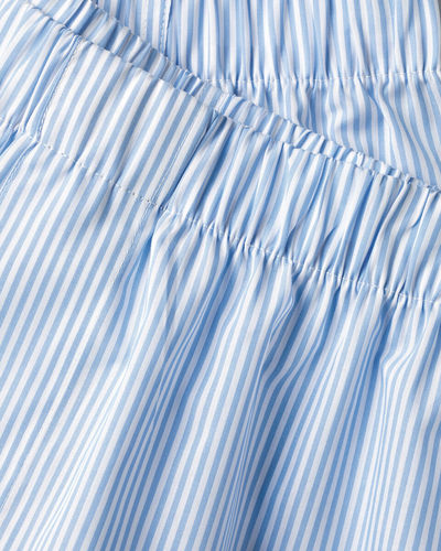  תחתוני בוקסר -Stripe Woven Boxers - Cornflower Blue