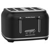 ‏מצנם 4 פרוסות , צבע שחור מט 1600W Hamilton Beach  22702-IS  