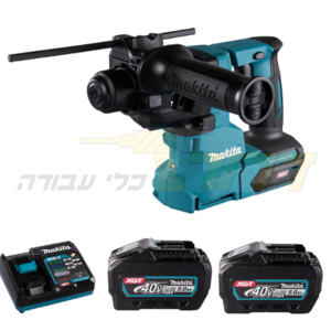 פטישון נטען+ 2 סוללות-5ah 40V ומטען, 3 מצבים, 20 מ"מ 2.1J 40V - דגם HR010GZ