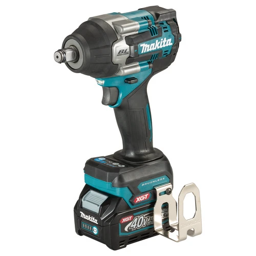 מפתח רטיטה נטען + 2 סוללות-5ah 40V ומטען, מקיטה Makita TW007GZ 40V 