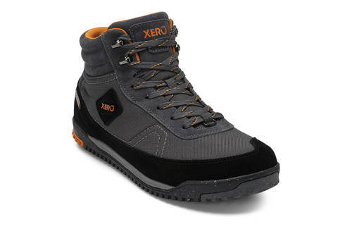 Xero Shoes Ridgeway - נעלי הרים זירו לגברים בצבע שחור אספלט