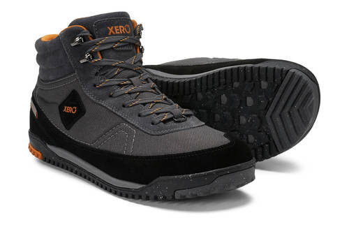 Xero Shoes Ridgeway - נעלי הרים זירו לגברים בצבע שחור אספלט